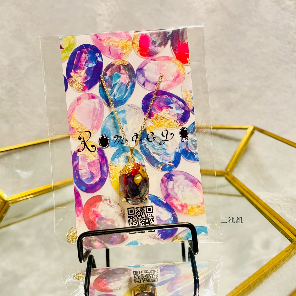 250316刀剣宝石ネックレス