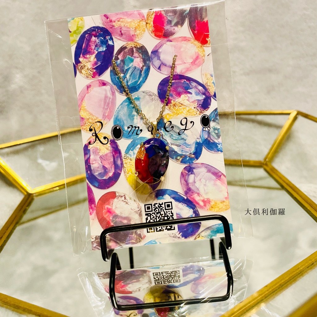 250316刀剣宝石ネックレス