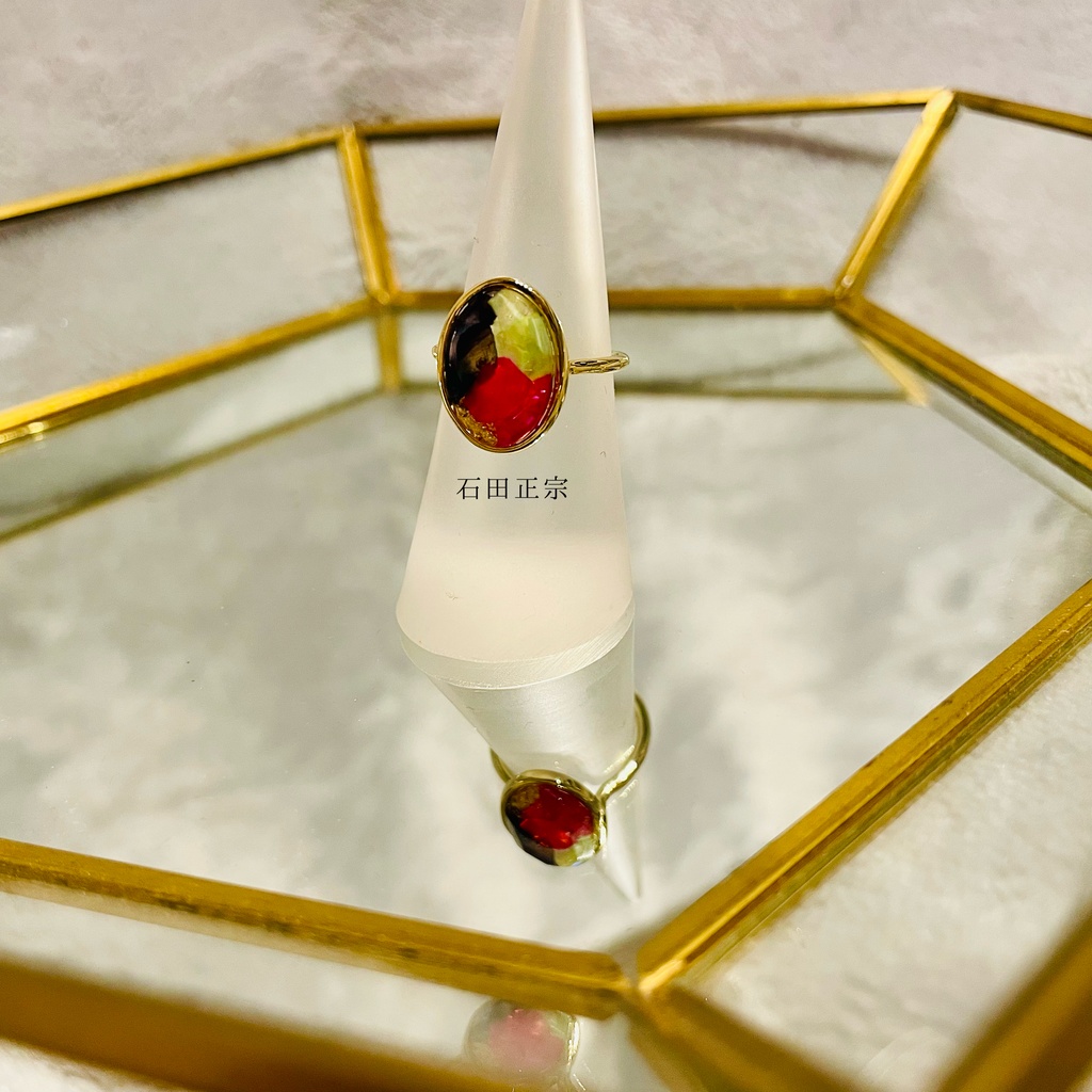 250316刀剣宝石ピアス・リング