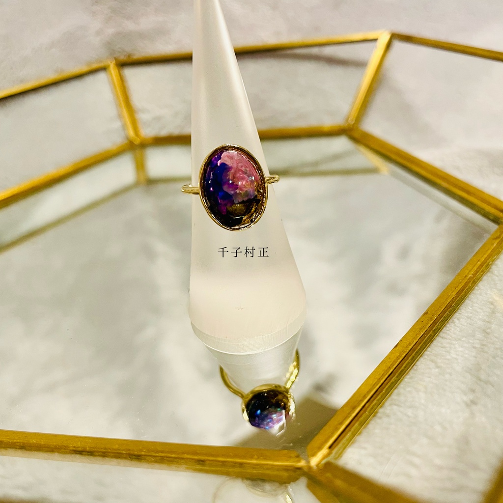 250316刀剣宝石ピアス・リング