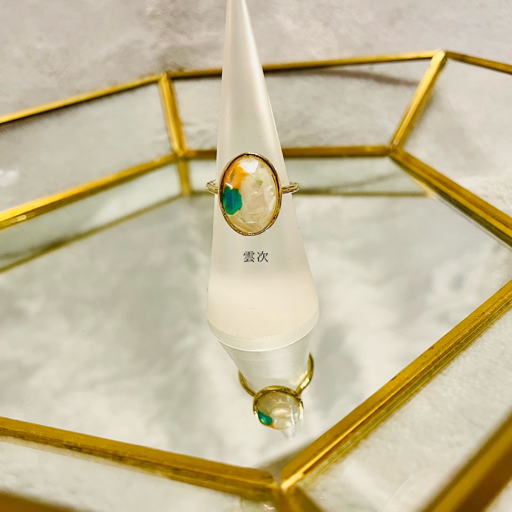 250316刀剣宝石ピアス・リング