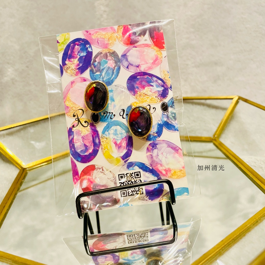 250316刀剣宝石ピアス・リング