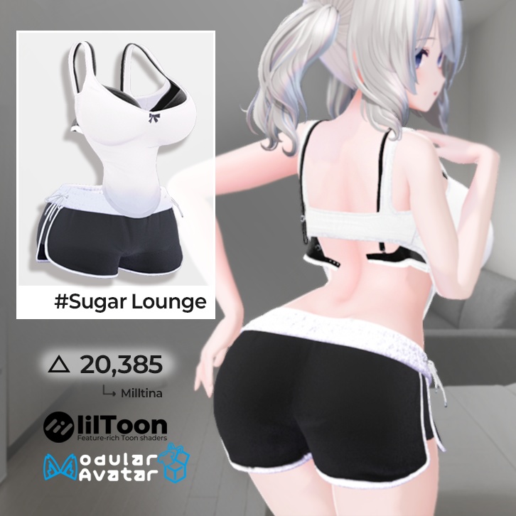 Sugar Lounge【3 Parts Clothing Set】_MOESMUS