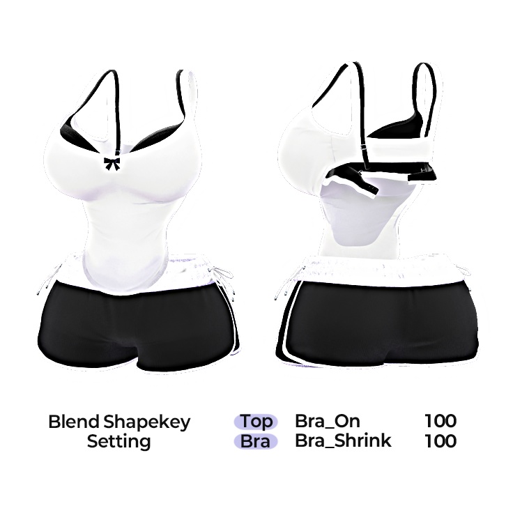 Sugar Lounge【3 Parts Clothing Set】