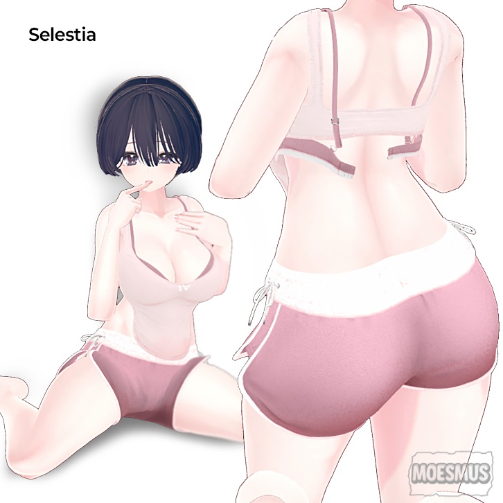 Sugar Lounge【3 Parts Clothing Set】