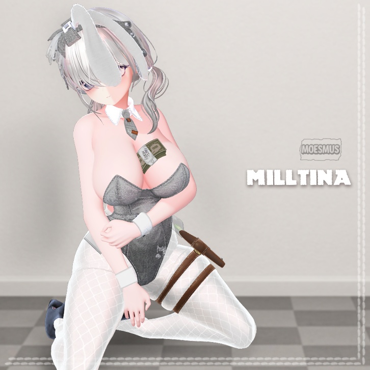 Indigo Bunny Girl Clothing Set