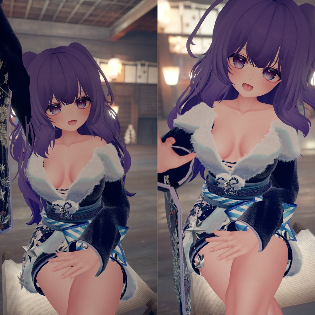 FrostMemory Winter Kimono็็ฉ Dress