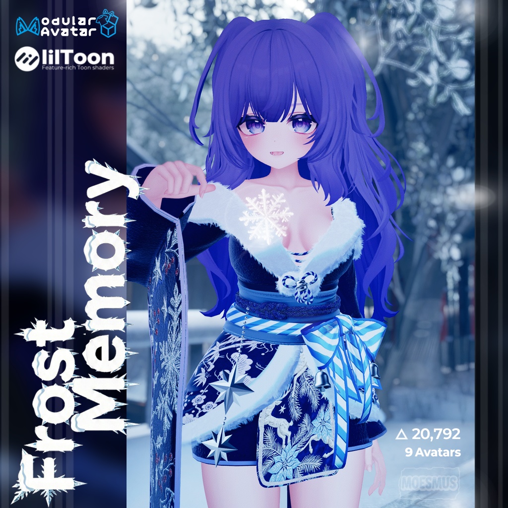 FrostMemory Winter Kimono็็ฉ Dress