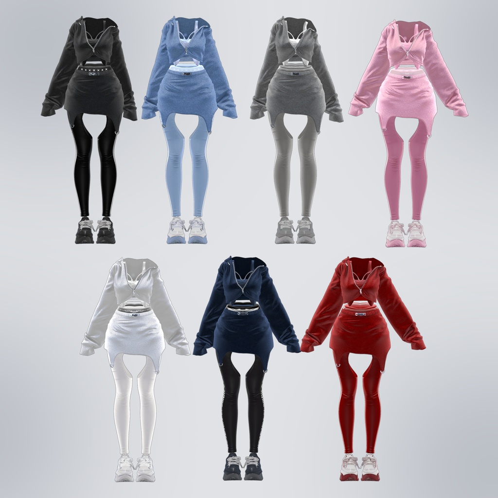 VRC Daily Hoodie (16Avatars)