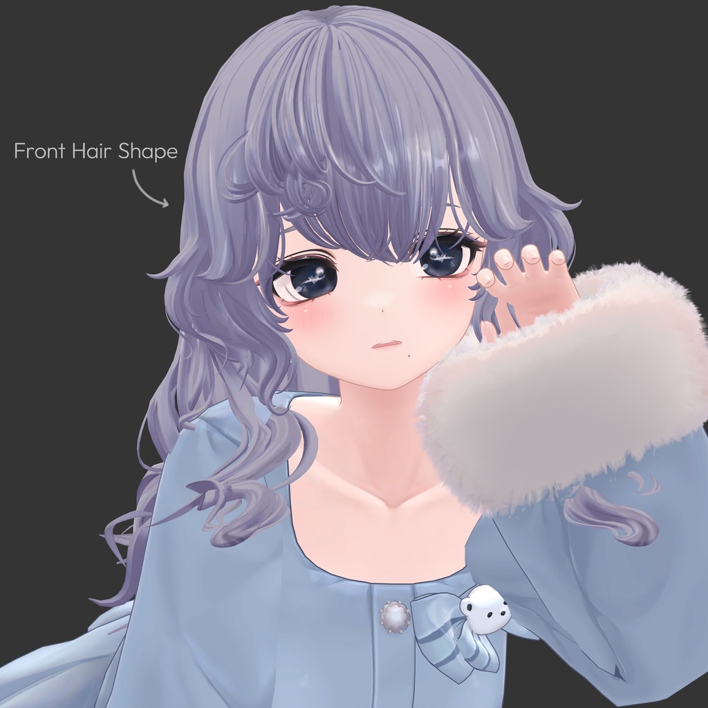 <セール中 > VRC Hair_ JellyCurly