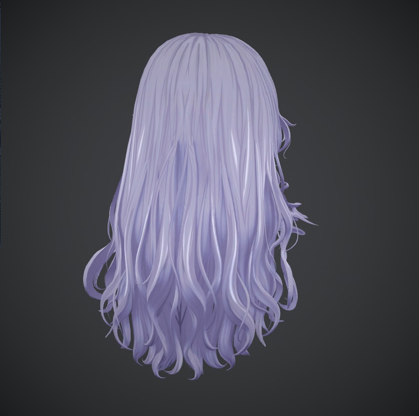 <セール中 > VRC Hair_ JellyCurly