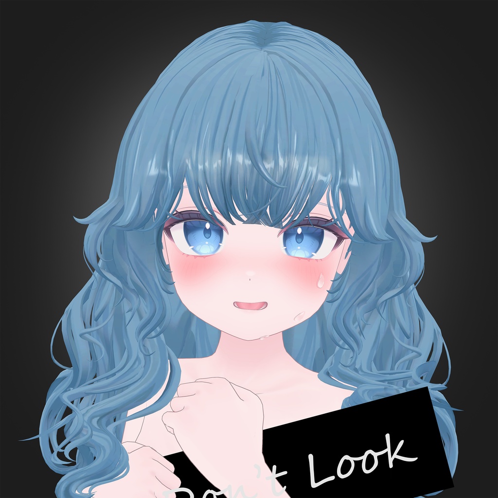 <セール中 > VRC Hair_ JellyCurly