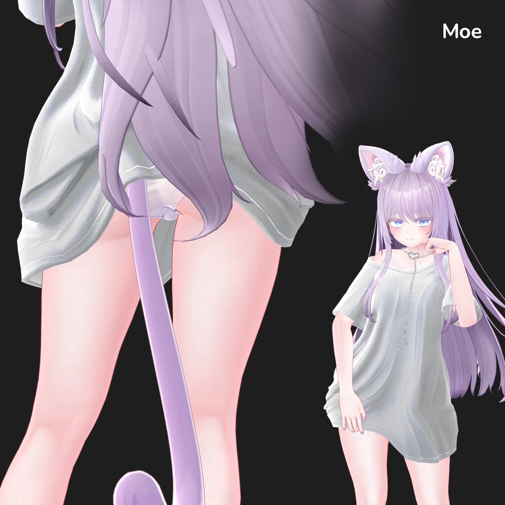 VRC Basic T-Shirt Dress (14Avatars)