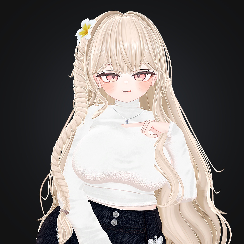 VRC Hair_ Summer Braid ( 12 Avatars )
