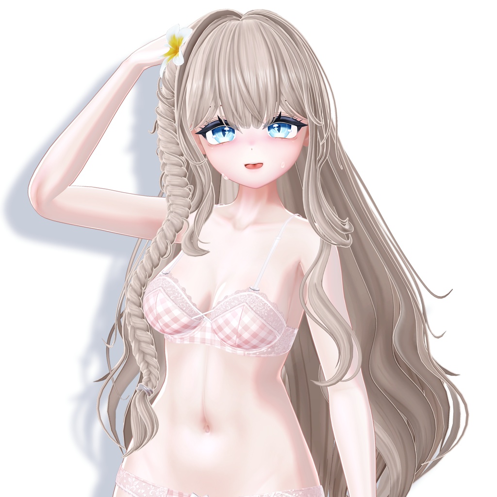 VRC Hair_ Summer Braid ( 12 Avatars )