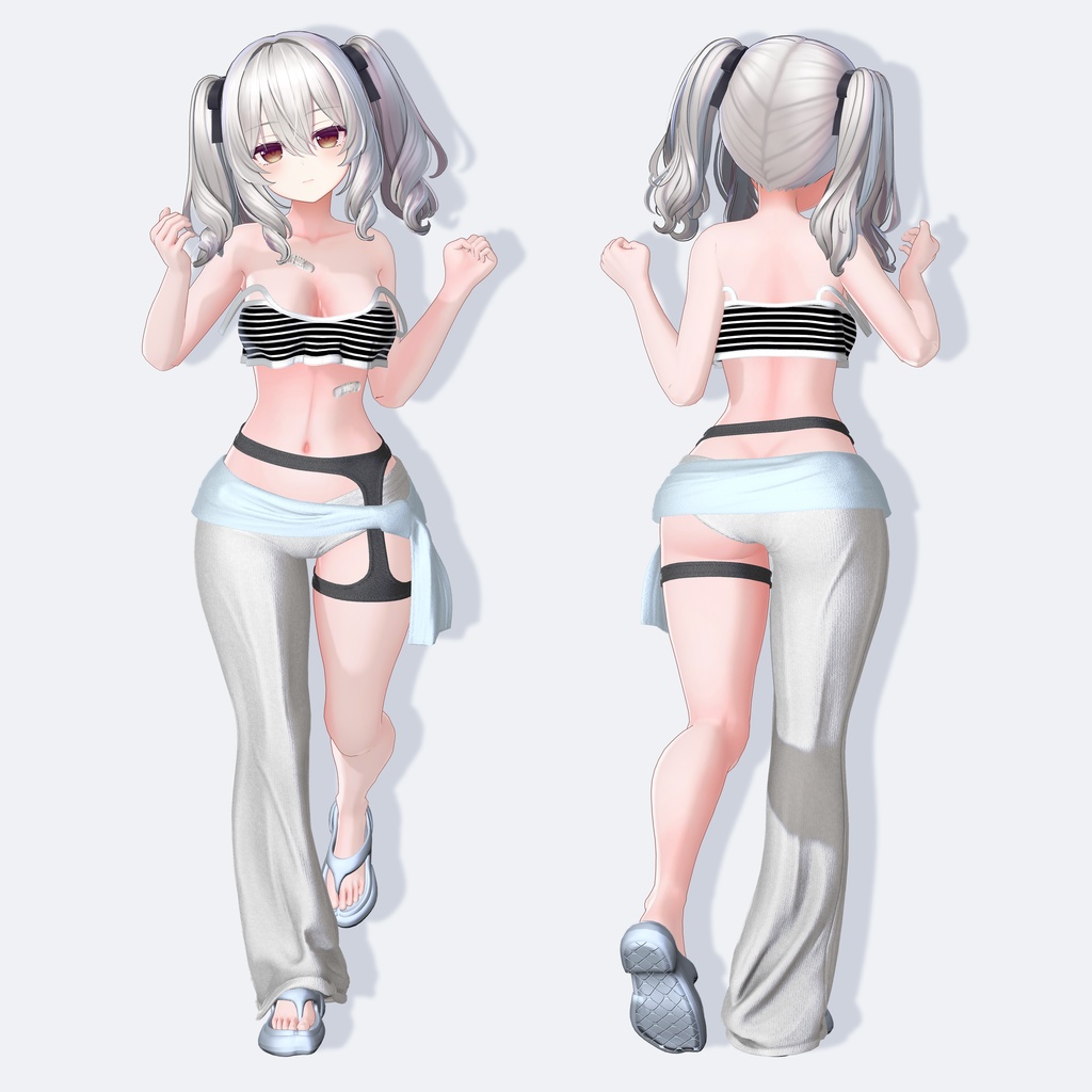Summer Lounge VRC OUTFIT ( 14 Avatars )