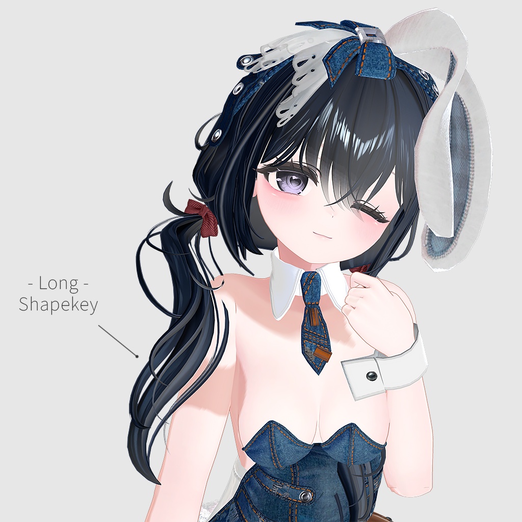 VRC Hair_ LowTwins ( 11 Avatars )
