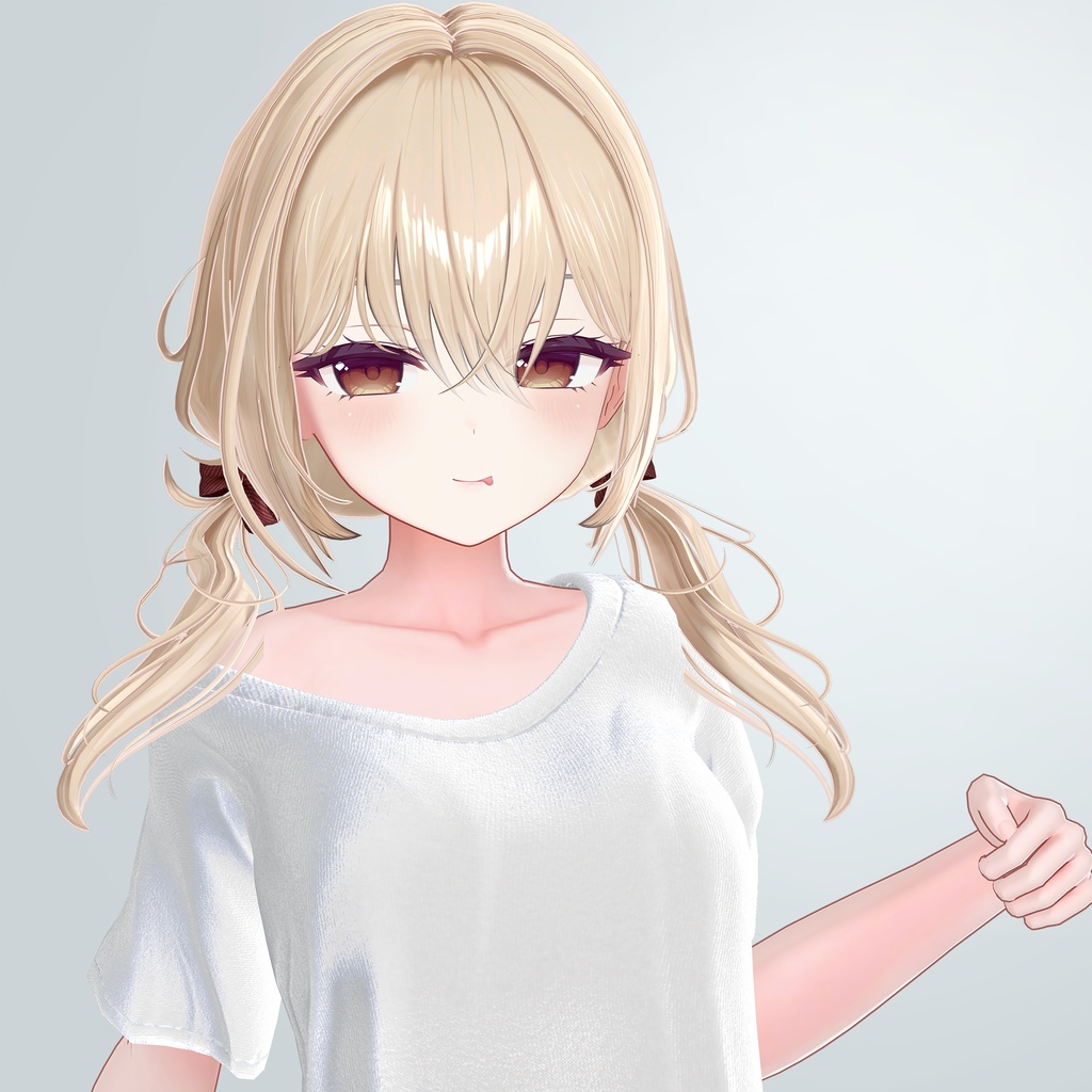 VRC Hair_ LowTwins ( 11 Avatars )