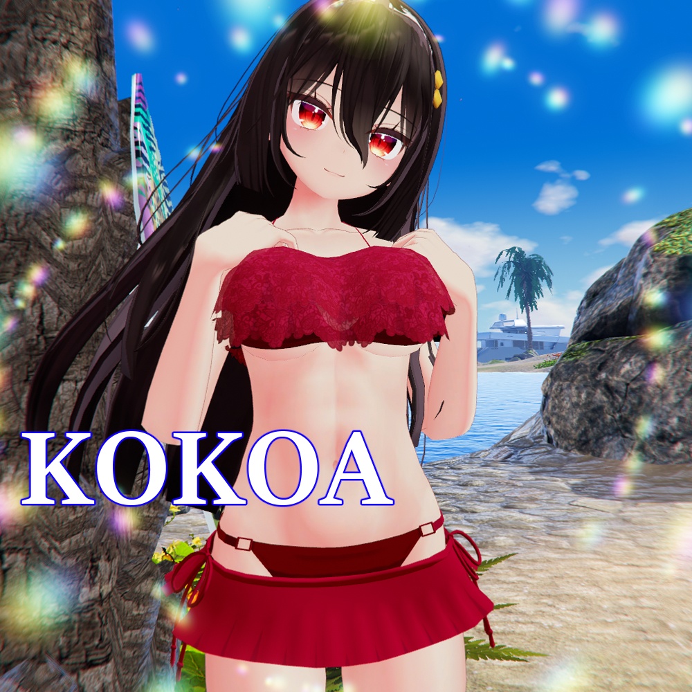 スイートフリル水着【サタリナ/桔梗/ここあ/舞夜/セレスティア/リーファ 対応】