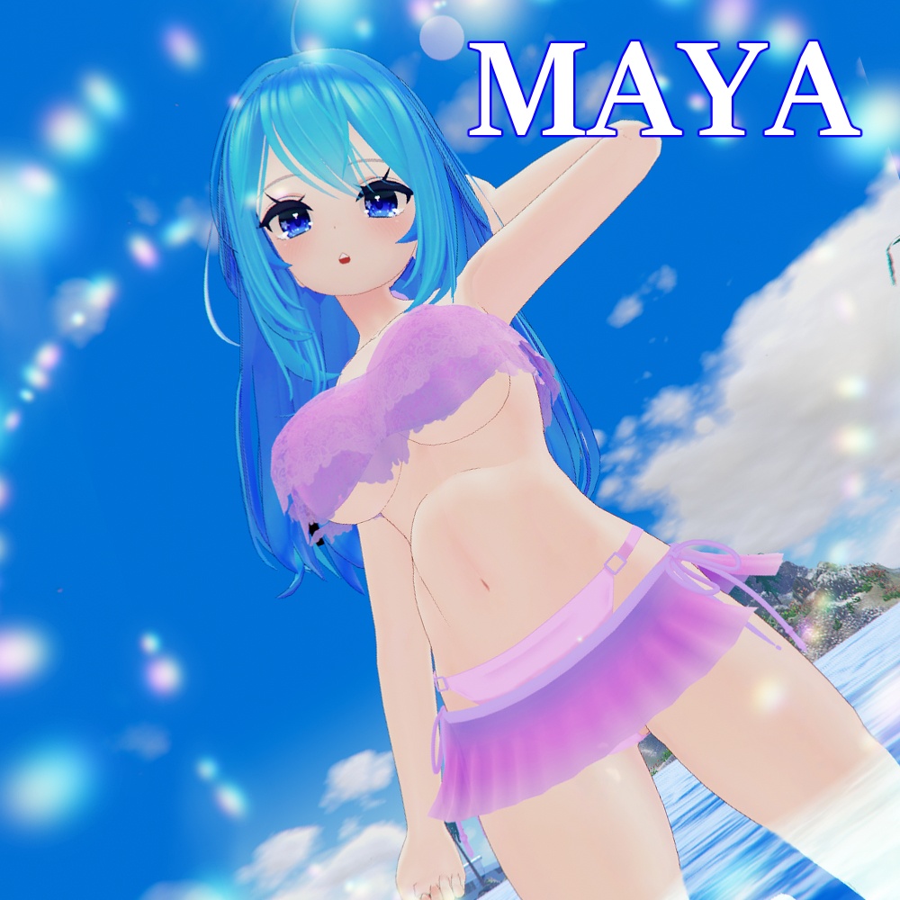 スイートフリル水着【サタリナ/桔梗/ここあ/舞夜/セレスティア/リーファ 対応】