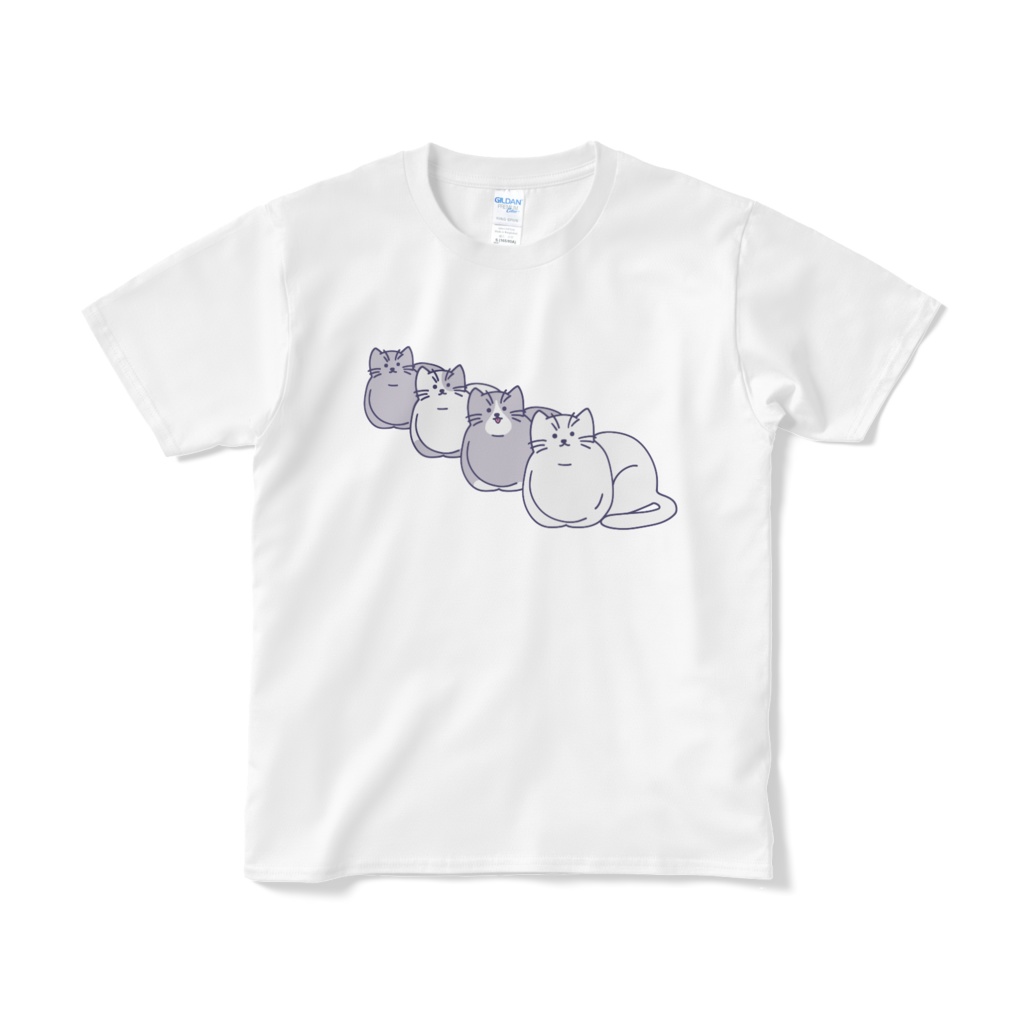 ねこよんきょうだいTシャツ(短納期)