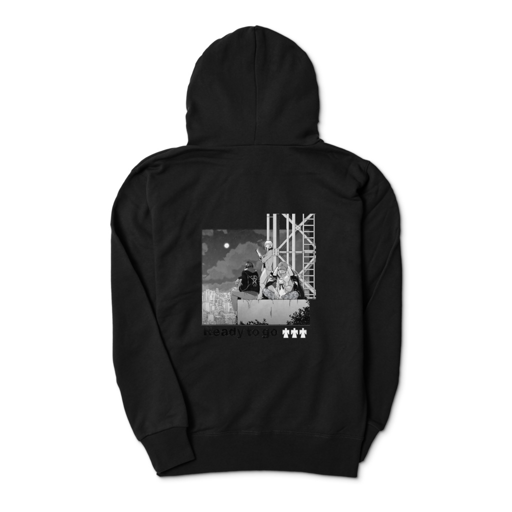 準備完了パーカー