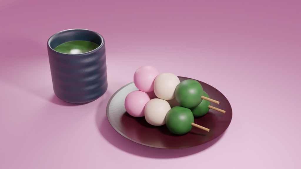 三色団子セット / Sanshoku Dango Set