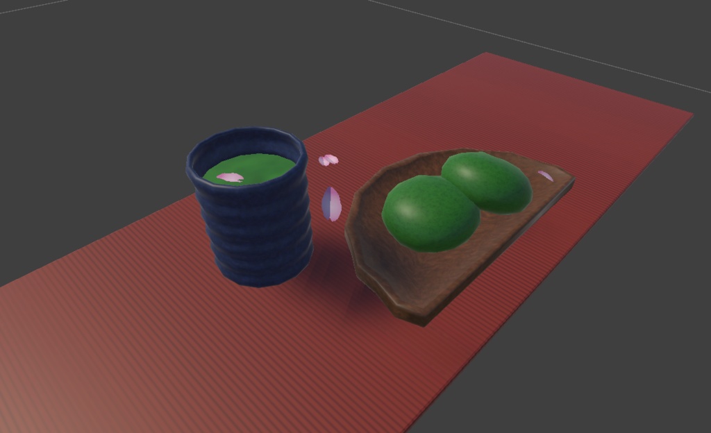 草餅セット Unity版 / Kusamochi Set for Unity