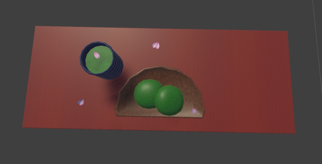 草餅セット Unity版 / Kusamochi Set for Unity