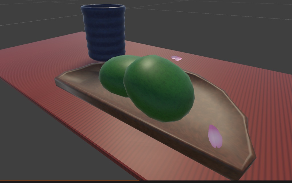 草餅セット Unity版 / Kusamochi Set for Unity