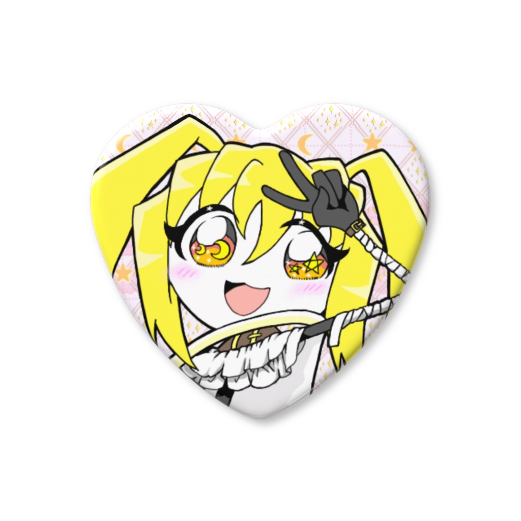 魔法少女(つきみ)ハート缶バッジ