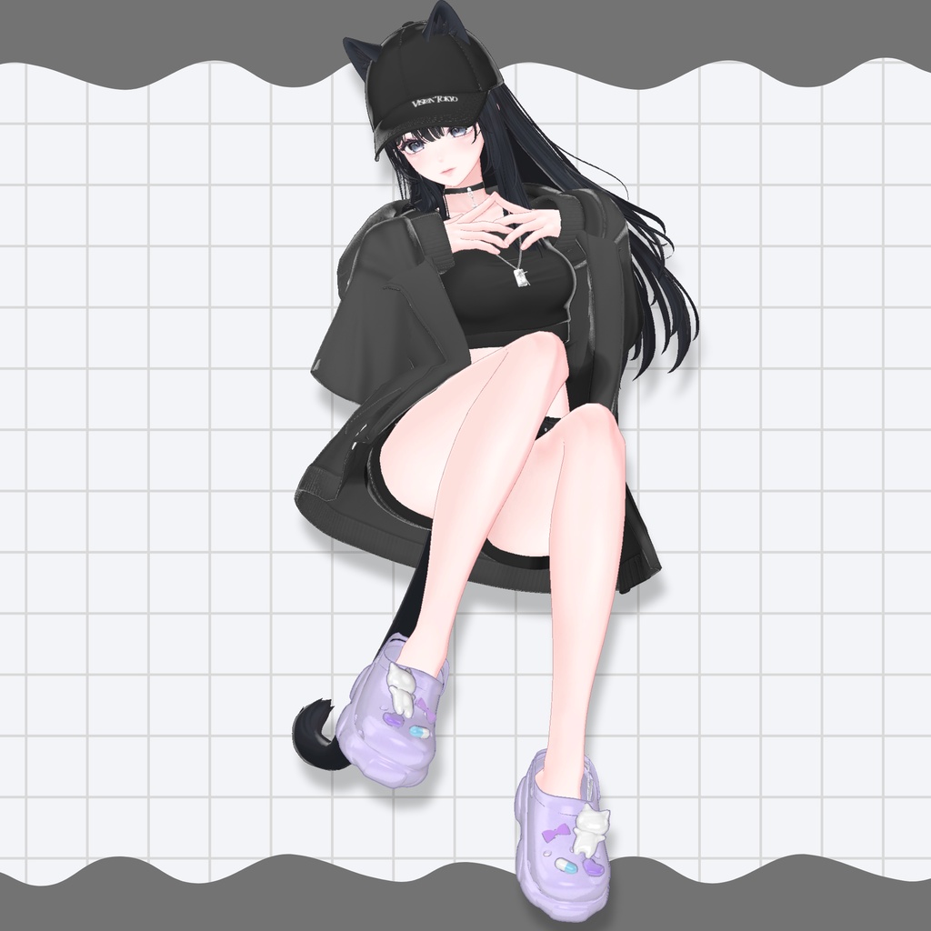 ʚリンネちゃん追加対応 ɞ Drug cat crocs ₍ᐞ•༝•ᐞ₎◞ ̑̑