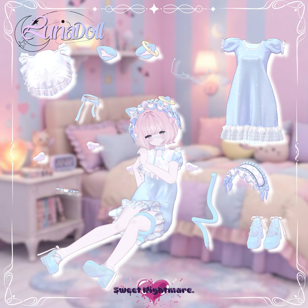 販売記念SALE!! ⊹ ʚ 5アバター対応 ɞ ⊹ Luna Doll - るな どーる ⊹