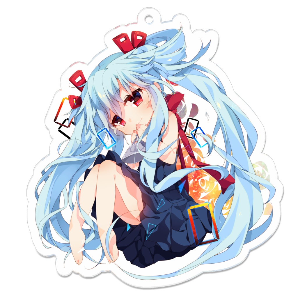 量子ちゃんキーホルダー