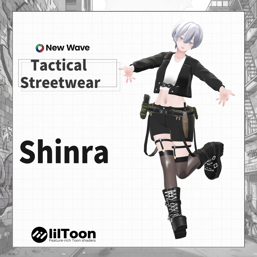 【SALE!】Tactical Streetwear【6アバター対応】