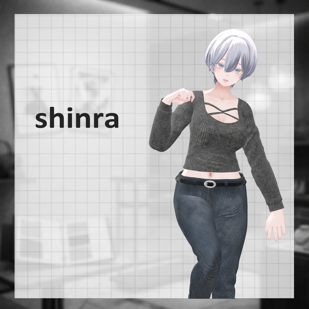 【SALE!】Cross strap tops【5アバター対応】