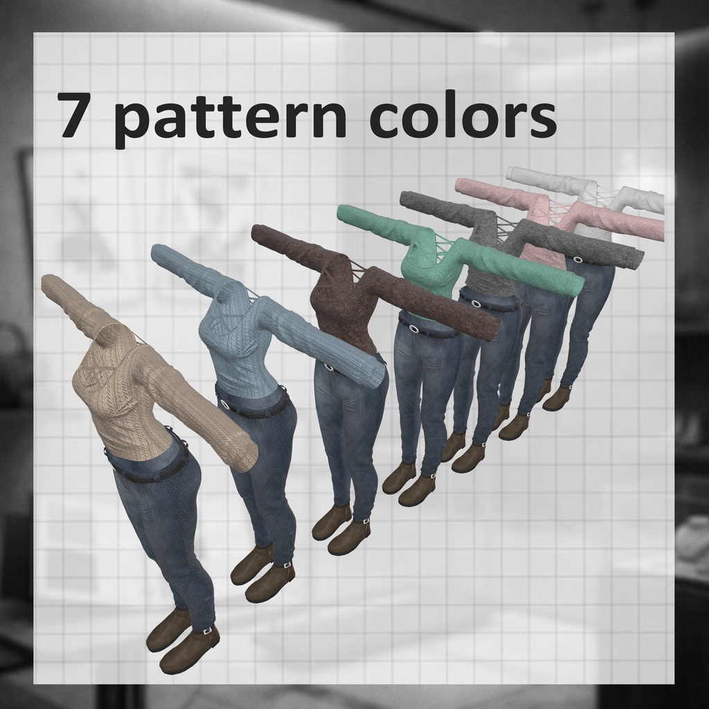 【SALE!】Cross strap tops【5アバター対応】