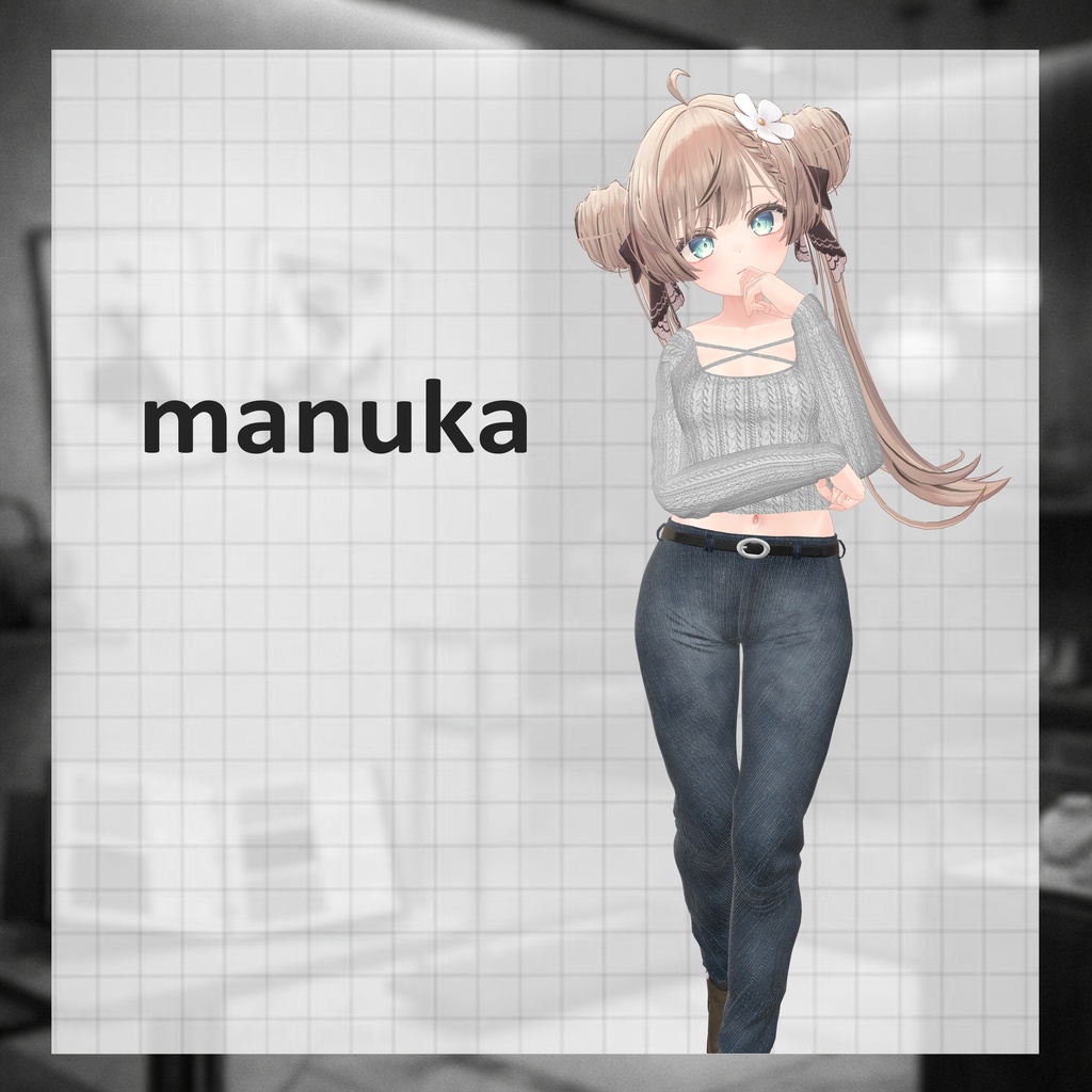 【SALE!】Cross strap tops【5アバター対応】