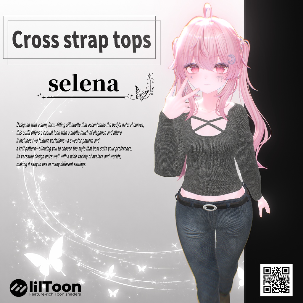Cross strap tops【7アバター対応】