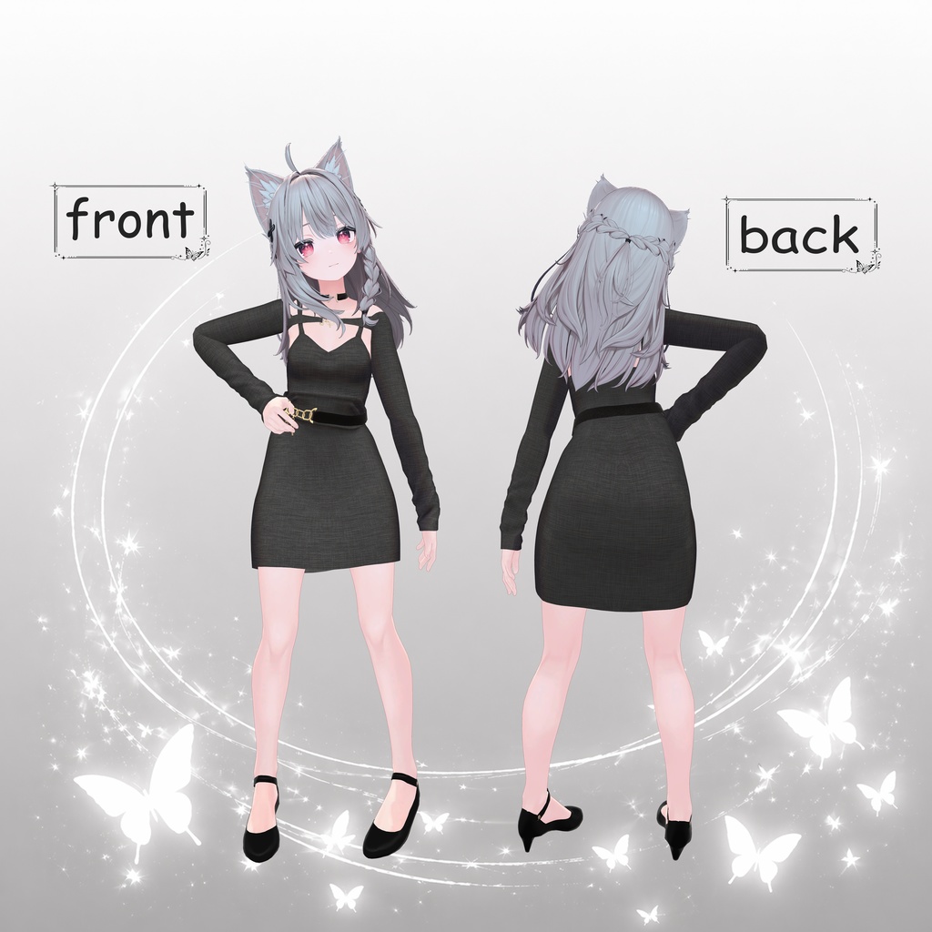 【SALE】Feminine dress【7アバター対応】