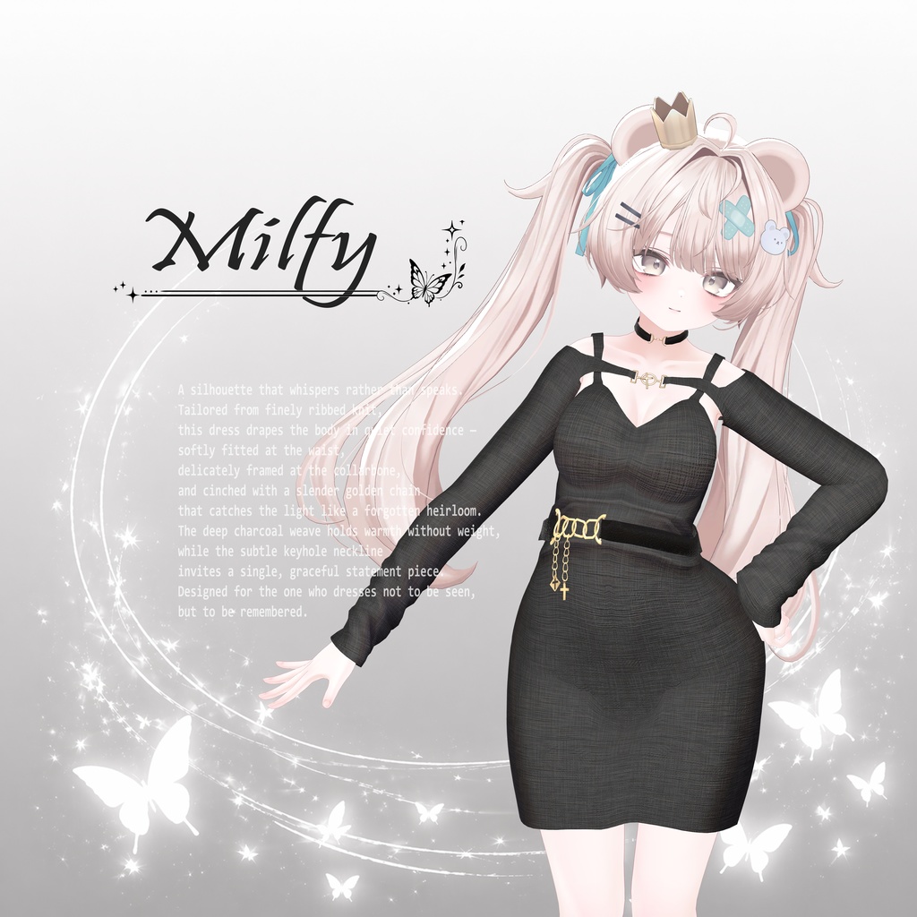 【SALE】Feminine dress【7アバター対応】