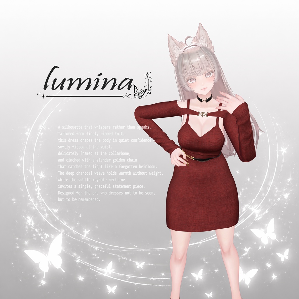 【SALE】Feminine dress【7アバター対応】