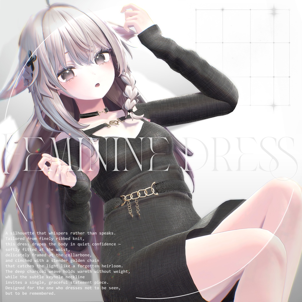 【SALE】Feminine dress【7アバター対応】