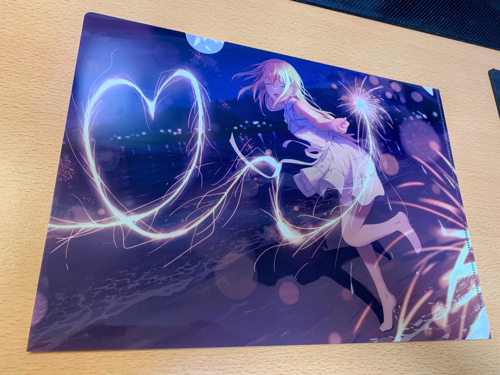 【A4-クリアファイル】由乃(花火)&一夜(紫陽花)