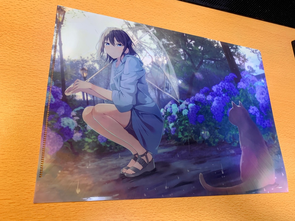 【A4-クリアファイル】由乃(花火)&一夜(紫陽花)