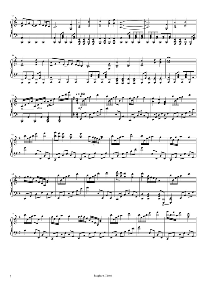 彼岸帰航 Riverside View 楽譜 音源付き さふぁいあたいてっく Booth