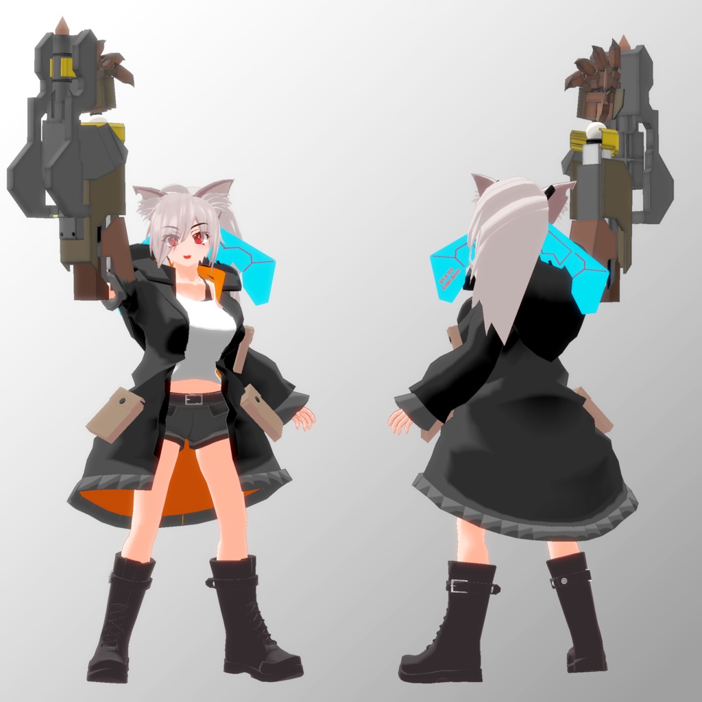 VRC向けオリジナルアバター「ATF/X-101E Banker Buster」