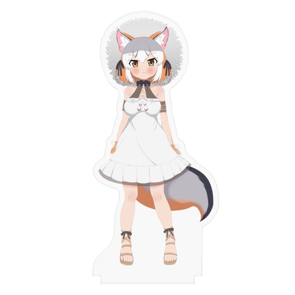 シマハイイロギツネアクリルフィギュア