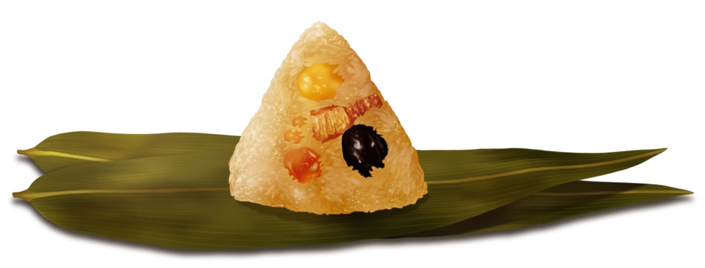 【無料】粽子與奇怪的粽子頭套◆快樂端午節◆