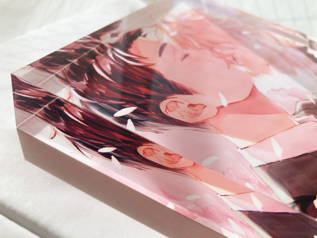 卒業記念アクリルブロック